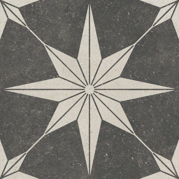 Fourished Star BLACK DECO
